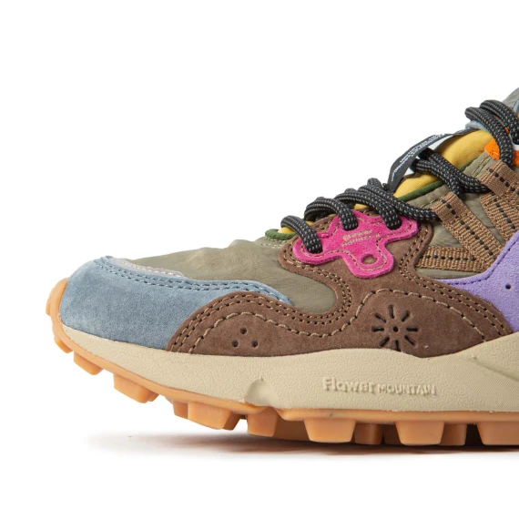 sneakers YAMANO con inserti kaki