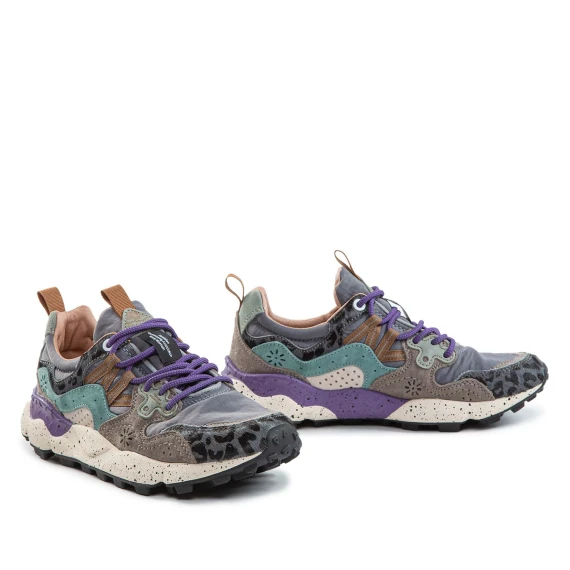 sneakers YAMANO con inserti grigi