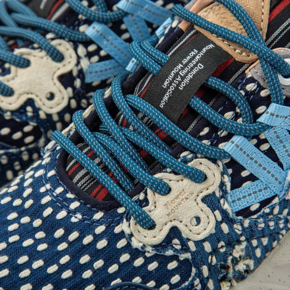 YAMANO 3 Sneakers, Navy Blue Flower Mountain