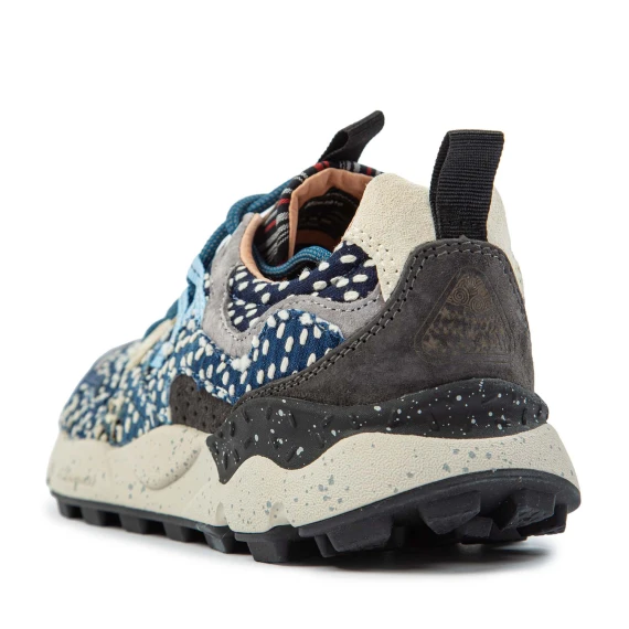 YAMANO 3 Sneakers, Navy Blue Flower Mountain