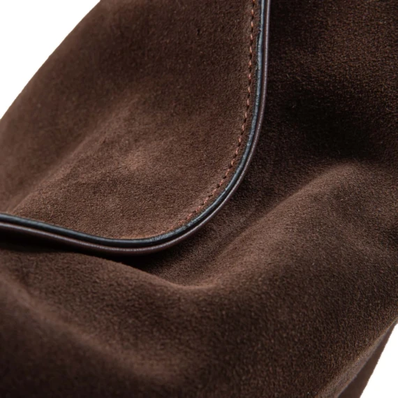 monospalla OPHELIA in camoscio ebano