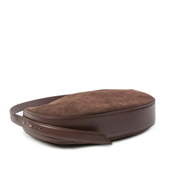 monospalla OPHELIA in camoscio ebano