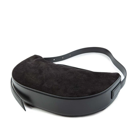 monospalla OPHELIA in camoscio nero