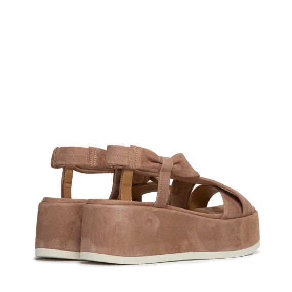 zeppe KIRA in camoscio cuoio