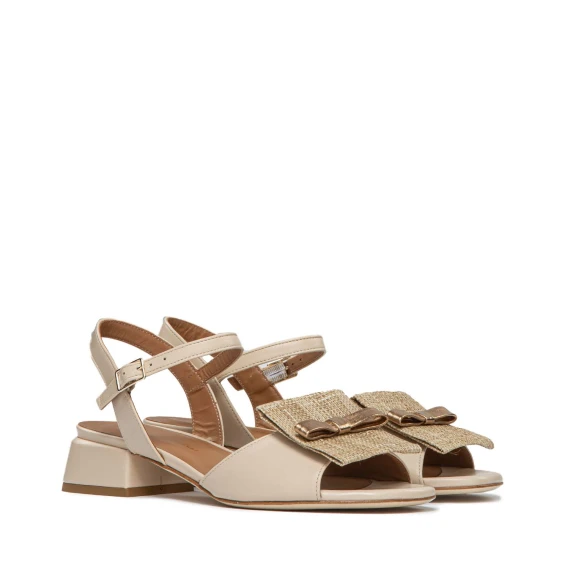 sandali MUSA in pelle crema