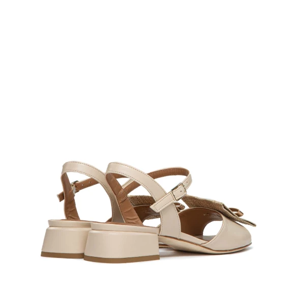 sandali MUSA in pelle crema