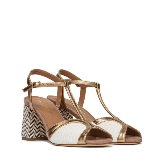 sandali RUBY in pelle laminata