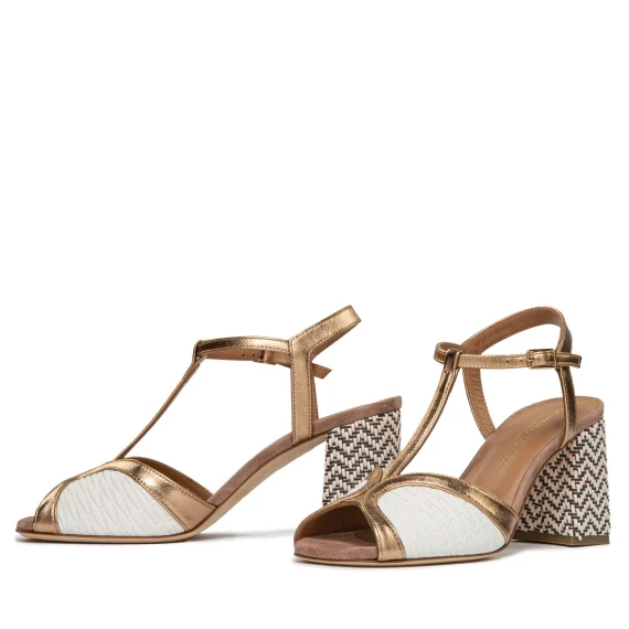 sandali RUBY in pelle laminata