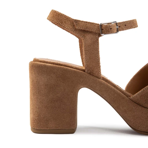 sandali incrocio tortora e mattone