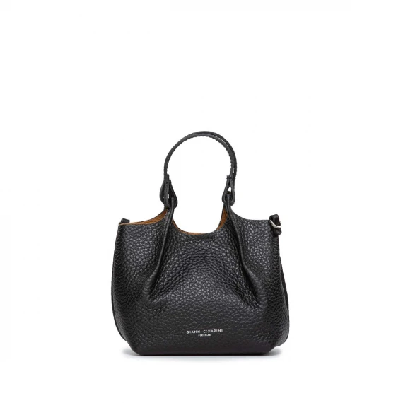 mini shopper DUA in pelle nera