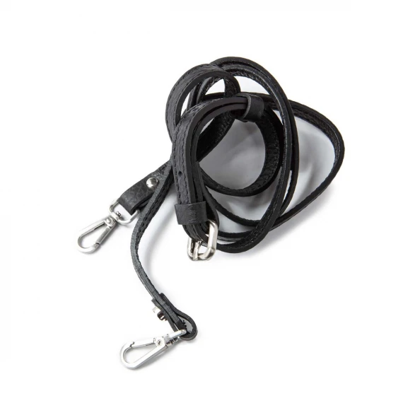 mini shopper DUA in pelle nera