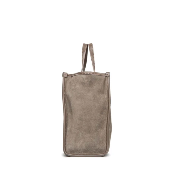 shopper MARCELLA media in camoscio grigio