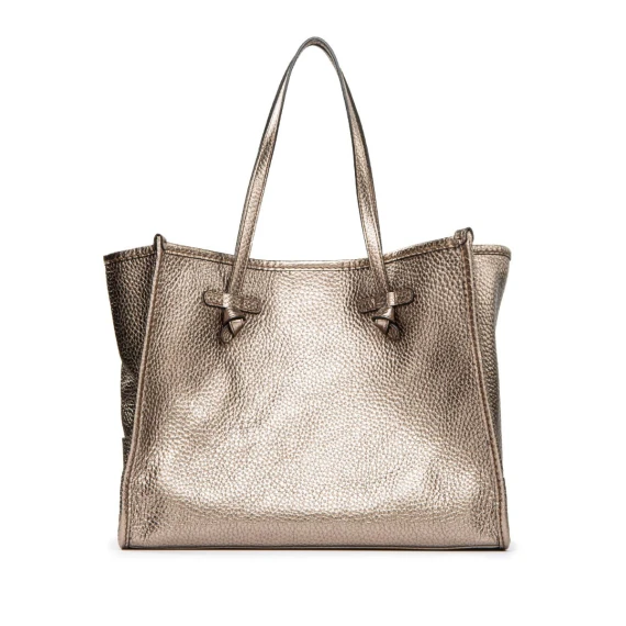 shopper MARCELLA in pelle grigia