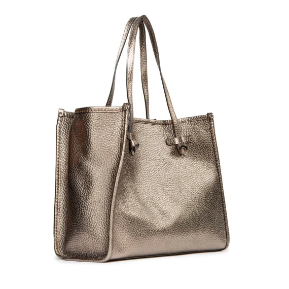 shopper MARCELLA in pelle grigia