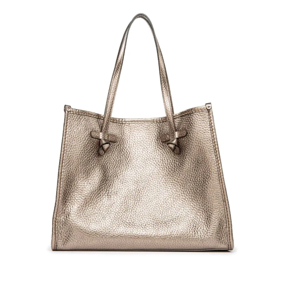 shopper MARCELLA in pelle grigia