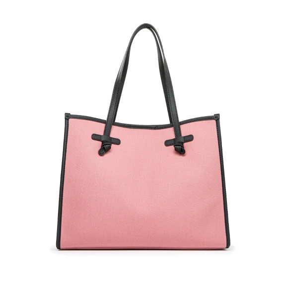 shopper MARCELLA in tessuto rosa