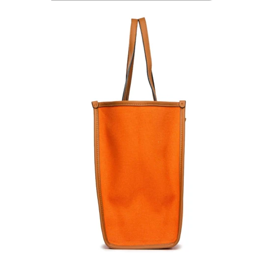 shopper MARCELLA in tessuto corallo