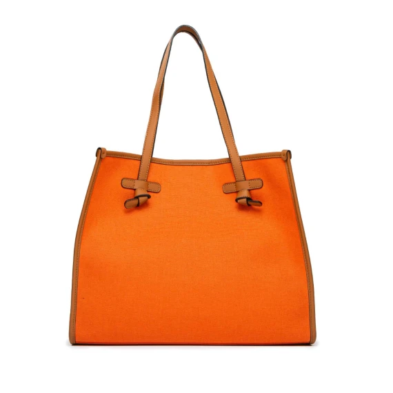 shopper MARCELLA in tessuto corallo