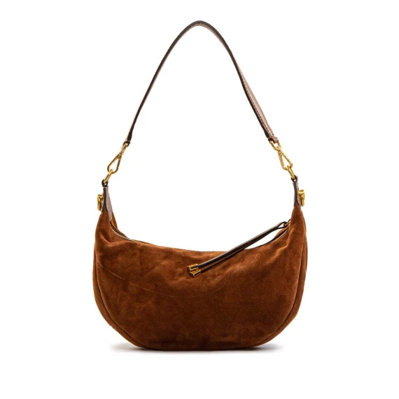 monospalla AISHA in camoscio cognac