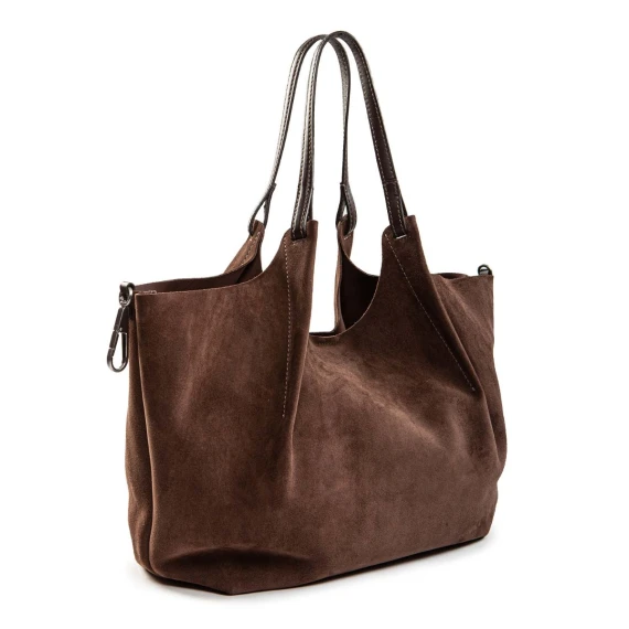 shopper DUA large camoscio moka