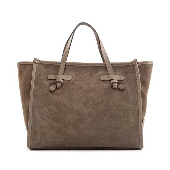 shopper MARCELLA media in camoscio daino