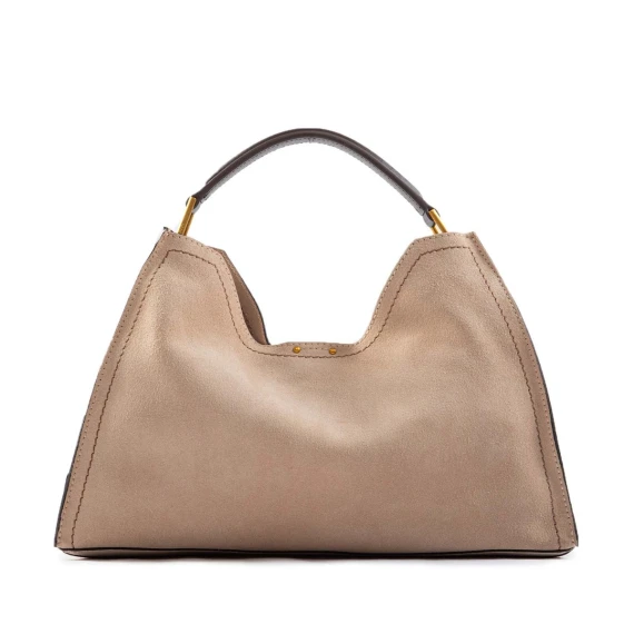 monospalla AURORA in camoscio nude