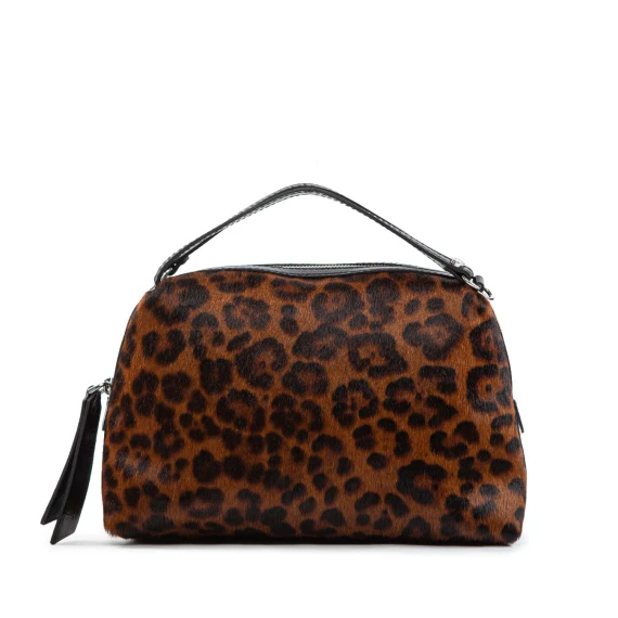 ALIFA satchel in spotted pony skin Gianni Chiarini