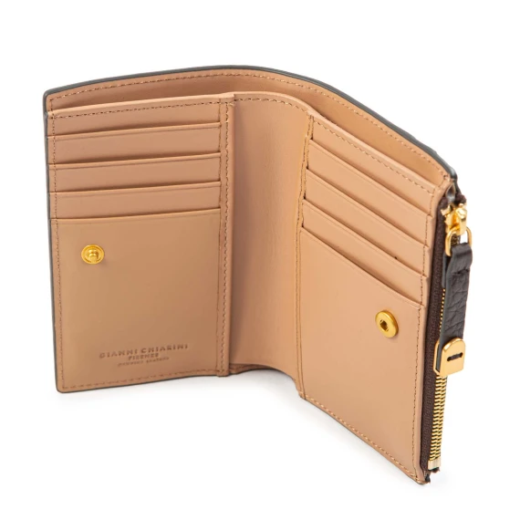 Medium Brown BUBBLE Wallet Gianni Chiarini