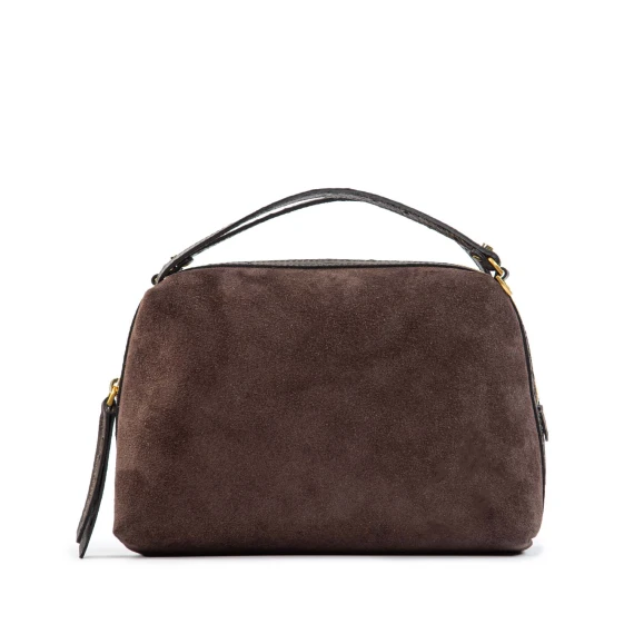 ALIFA mocha suede satchel Gianni Chiarini