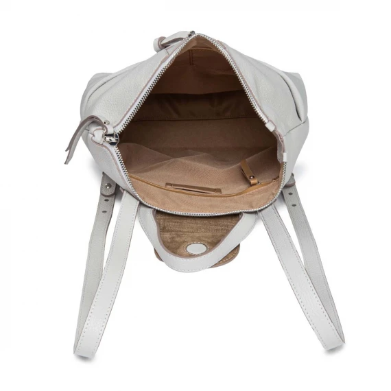 zaino GIADA in pelle avorio