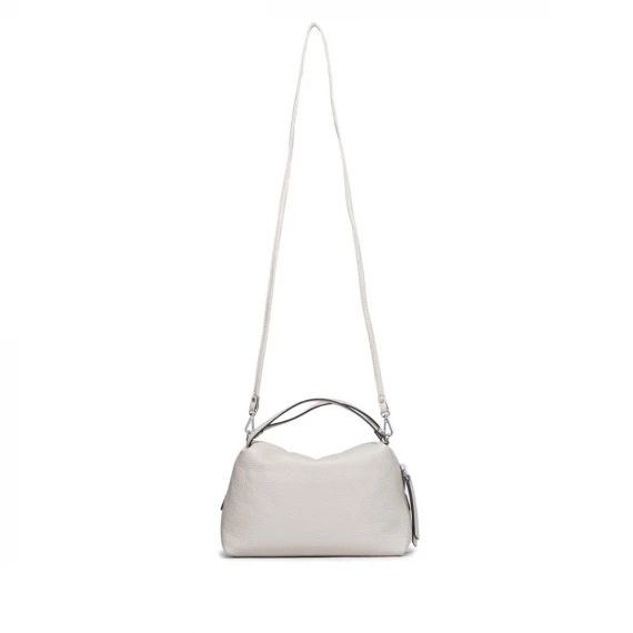 bauletto ALIFA in pelle bianca