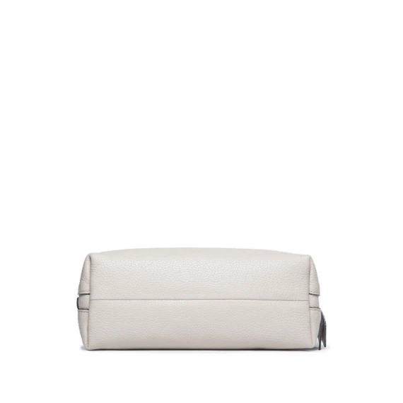 bauletto ALIFA in pelle bianca