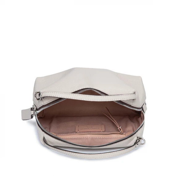 bauletto ALIFA in pelle bianca