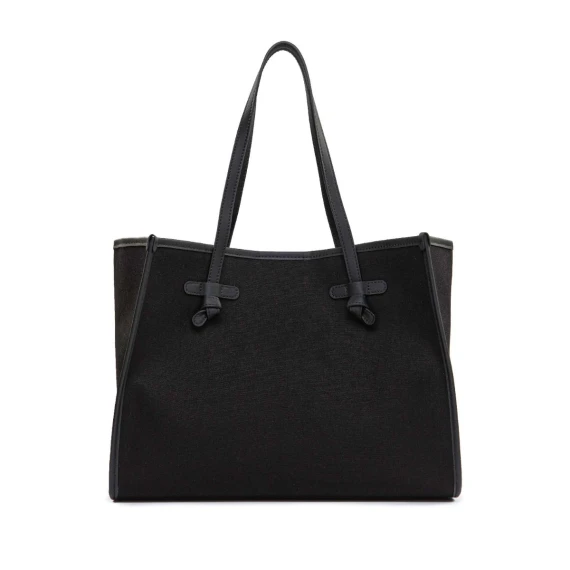 shopper MARCELLA in tessuto nero