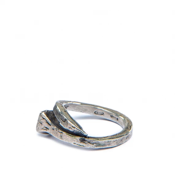 anello CHIODO FORGIATO in argento