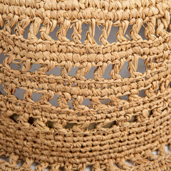 falda LALAO in paglia beige