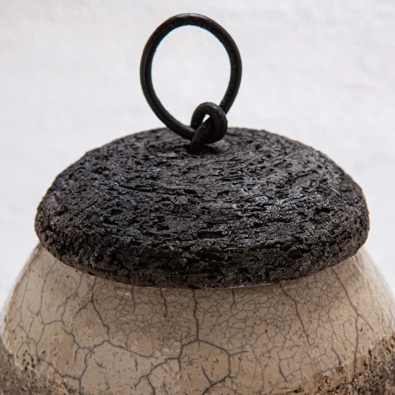 vaso in ceramica Raku