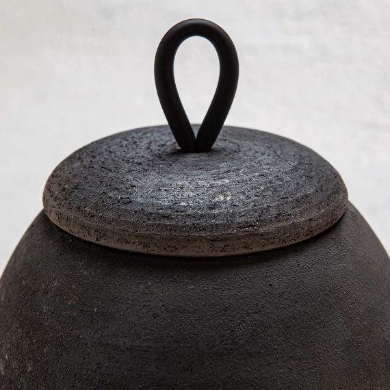 vaso in ceramica Raku