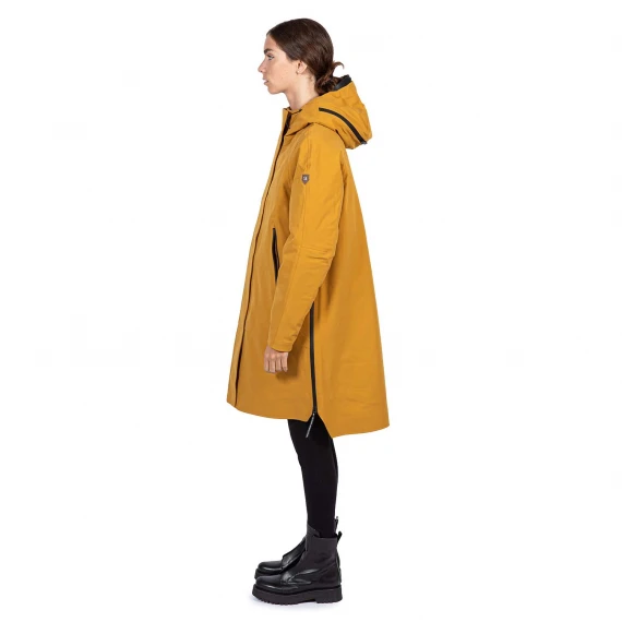 parka 3 in 1 in tessuto giallo