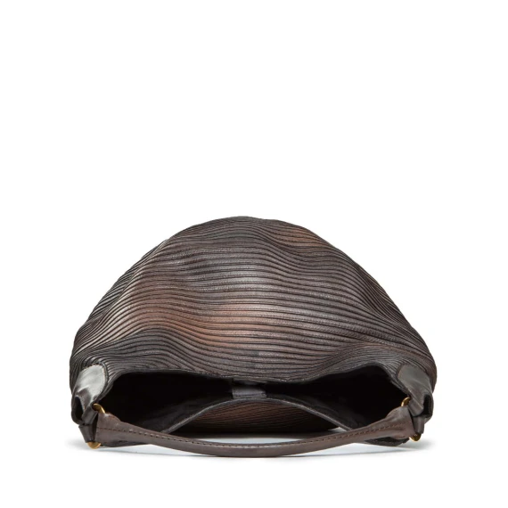 monospalla in pelle extracioccolato