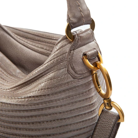 mud leather bucket with shoulder strap