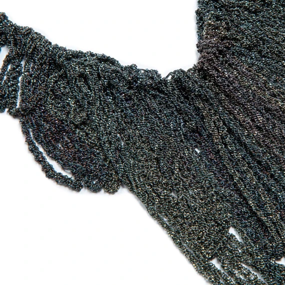 Collana MAKI in argento nero 925