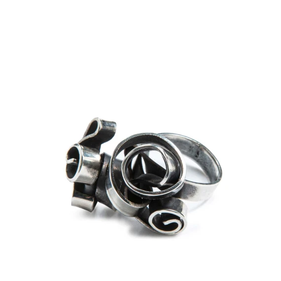 anello GARABATO in argento 925