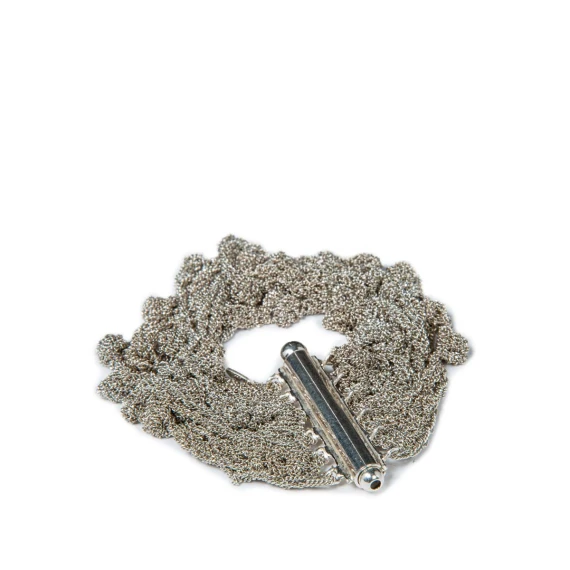 bracciale FILO SPINATO alto in argento 925