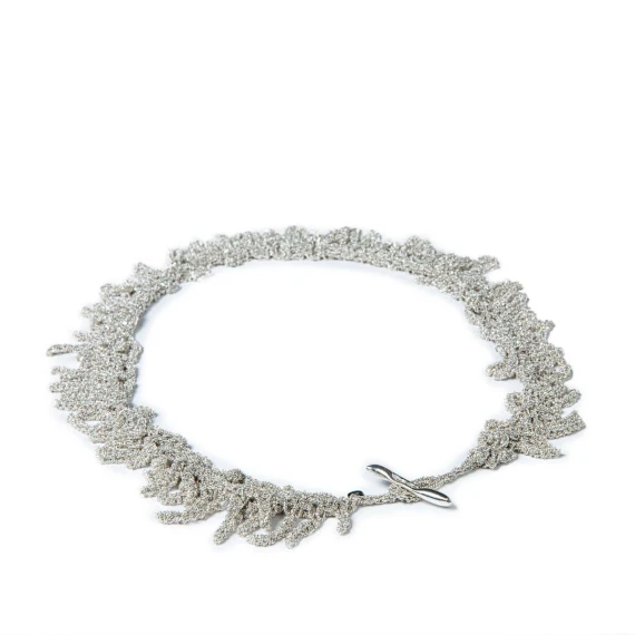 collana UNI in argento bianco