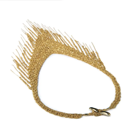 collana APACHE in argento con bagno in oro giallo