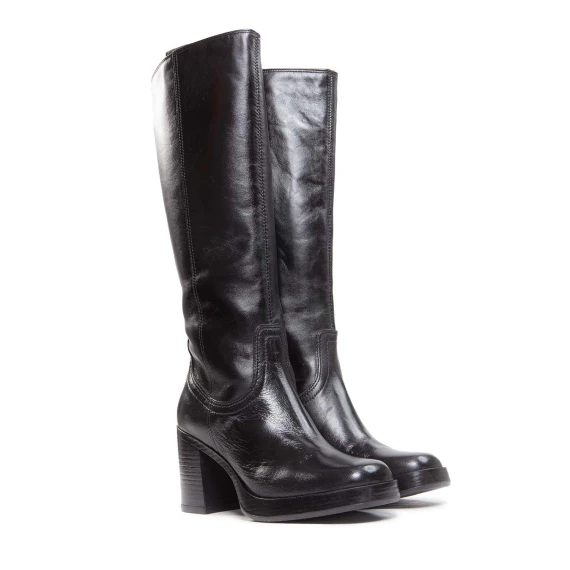 stivali MICAELA in pelle nera