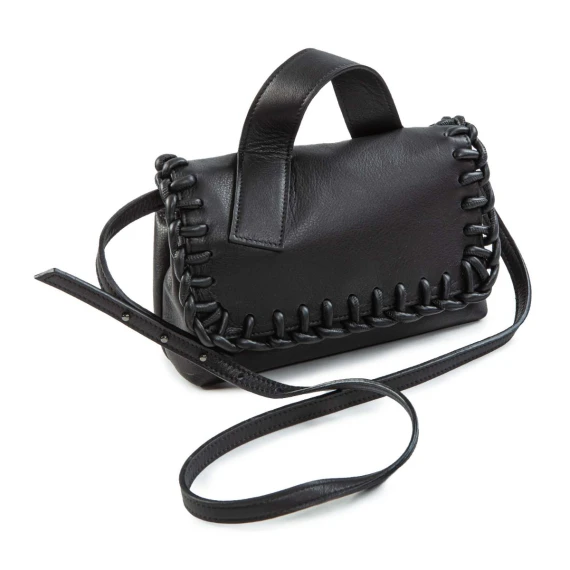 cartella KATE in pelle nera