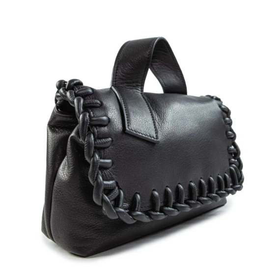 cartella KATE in pelle nera