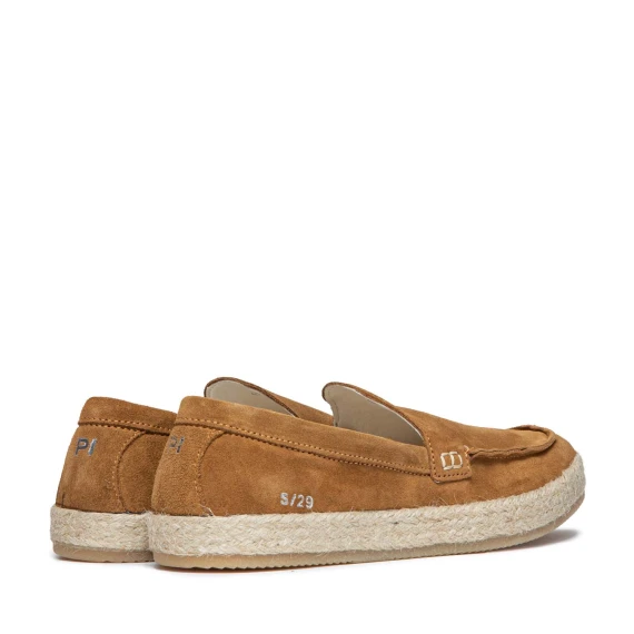 slipon ROPE in camoscio marrone